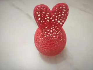 THE FAT VORONOI BUNNY / ABSTRACT & MINIMAL DESIGN