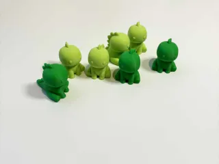 The tiny blocky dino