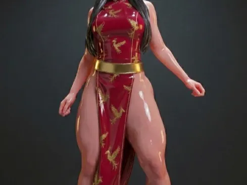 Chun-li Model 3d