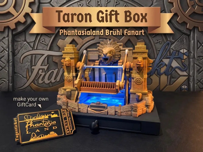 Phantasialand Taron Fanart Gutscheinbox
