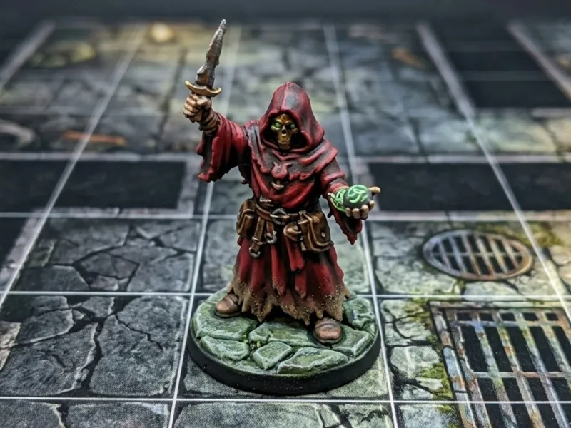 Miniatura de Cultista de RPG
