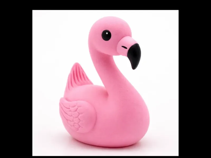 Pink Flamingo Duck