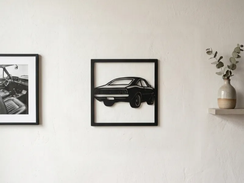 Quadro Decorativo Opala Clássico – Decoração Automotiva 3D
