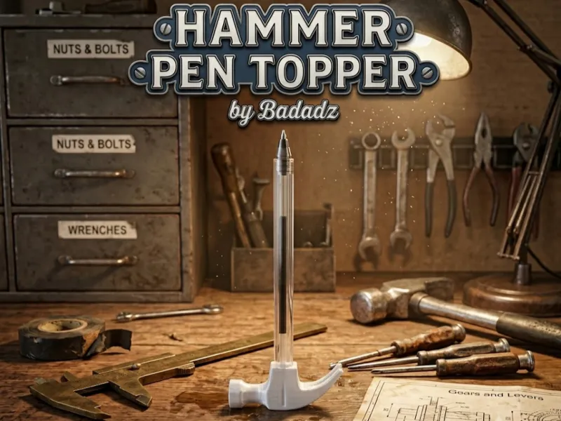 Hammer Pen Topper