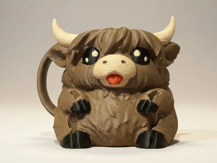 Highland Cow Ice Cream Pints Holder