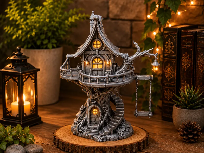 Maison dans les Arbres Fantastique - Maison de Fée Magique