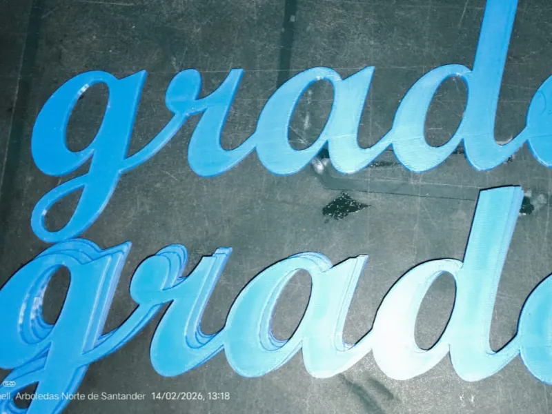 GRADOS LETRERO