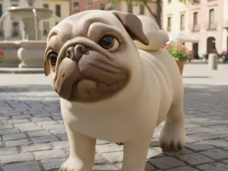 Dog Pug - Can
