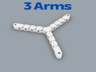 Snap-Clip Fidget | Print-in-Place | Branches | Small Size