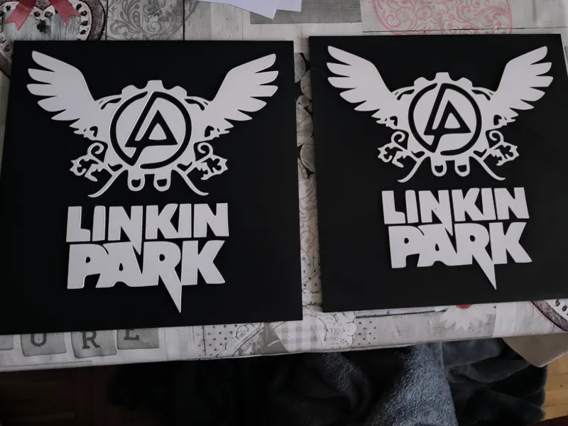 Panneau Linkin park B & W relief