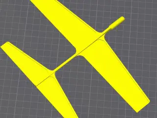 Thin airplane