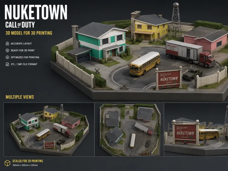 Nuke Town Map Call of Duty