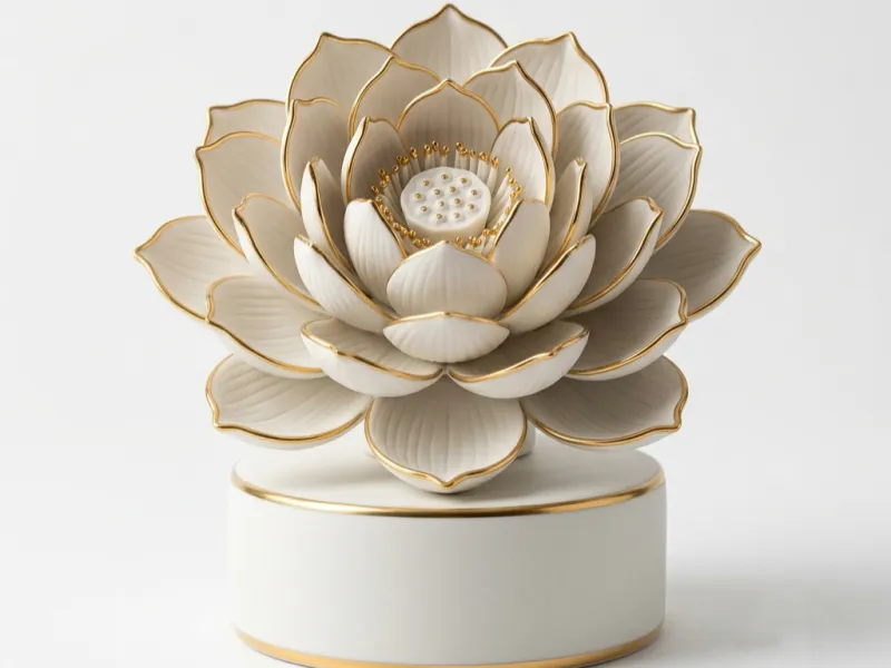 Home Decor Blooming Lotus