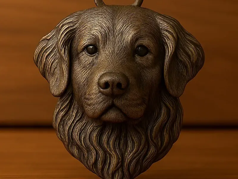 Golden keychain