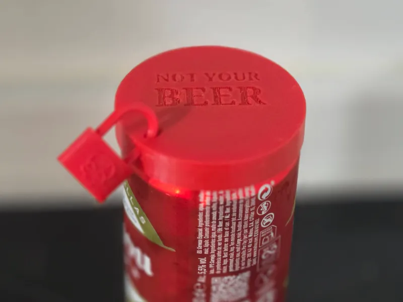 Tampa "Não é a sua cerveja"