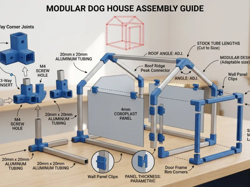 Dog House structure connectors