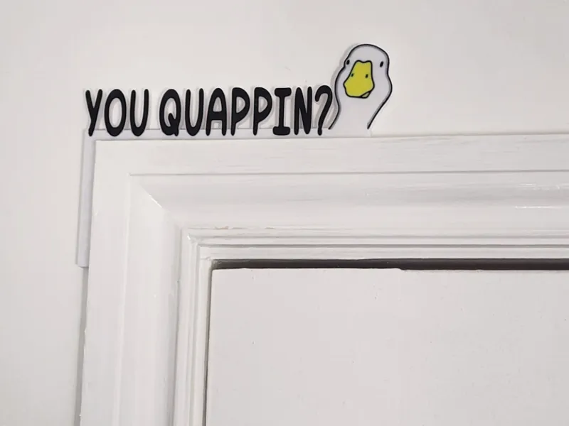 Bathroom Door Corner You Quappin