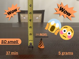 small spiral fidget cone