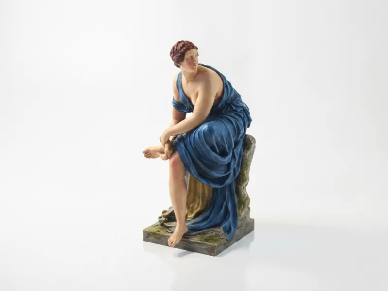Estátua de Escultura Clássica de Eurídice para Impressão 3D