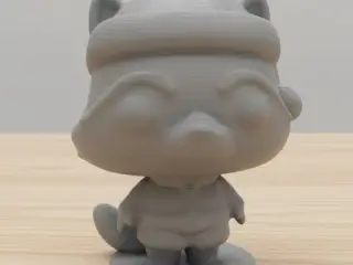 Chibi Christmas Raccoon