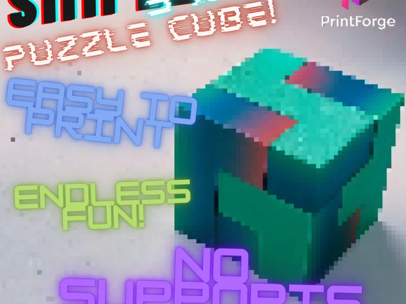 Simple 3X3 Puzzle Cube!