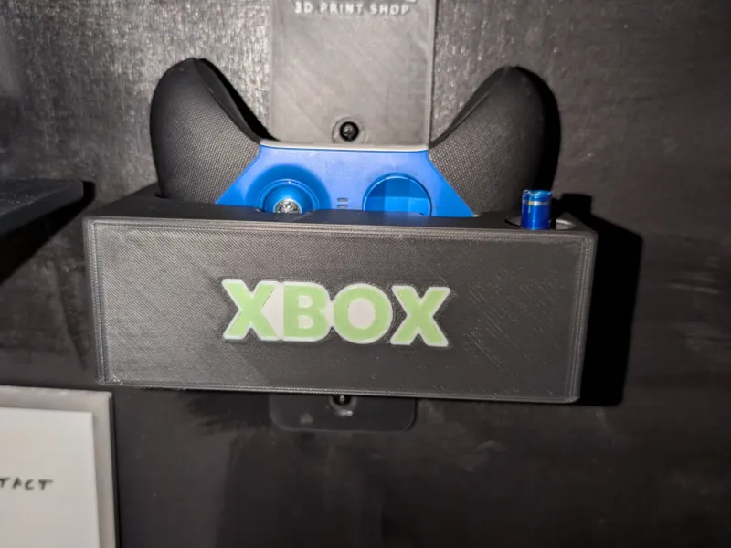 Xbox Controller Wall Mount + Dock - Elite Stick Holes