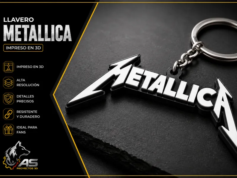 llavero metallica
