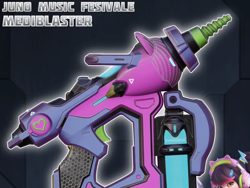 Juno Music Festival MediBlaster Pistol Overwatch