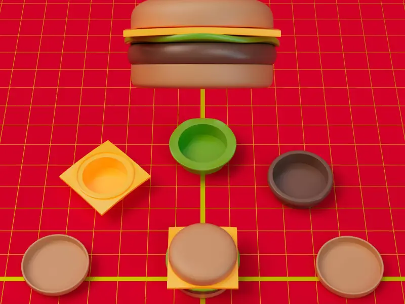 Burger Nibbles Plates (LIMITED TIME PROMO)