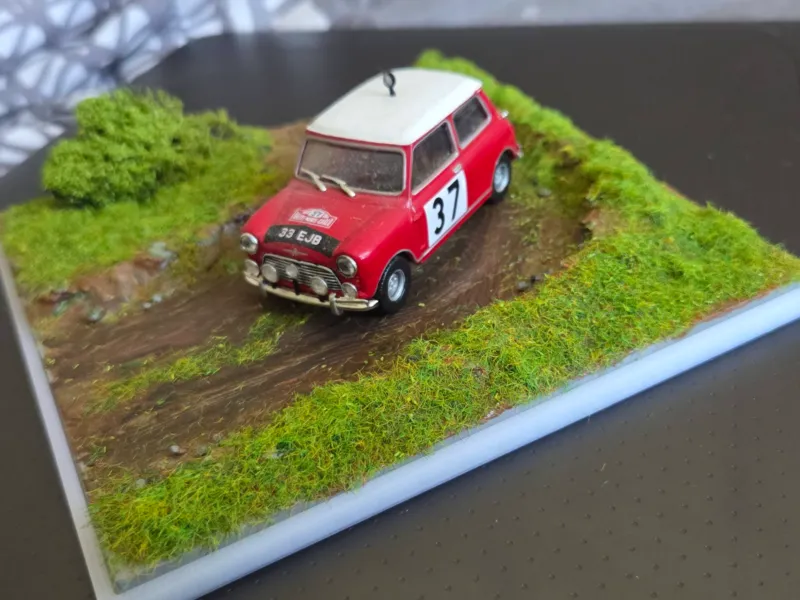 rally diorama 1/43