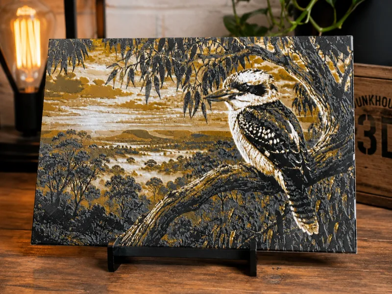 🐦 Spirit of Australia – Kookaburra Lookout | HueForge