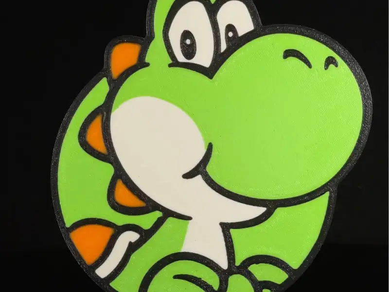 Super Mario Yoshi Coaster, Wall Art