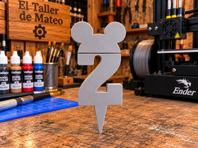 Número 2 para Tarta – El Taller de Mateo
