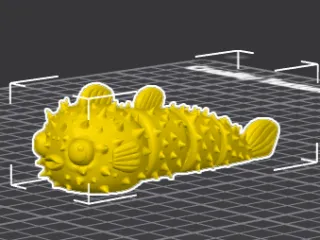 Articulated Puffer Fish - Cute Fidget Toy