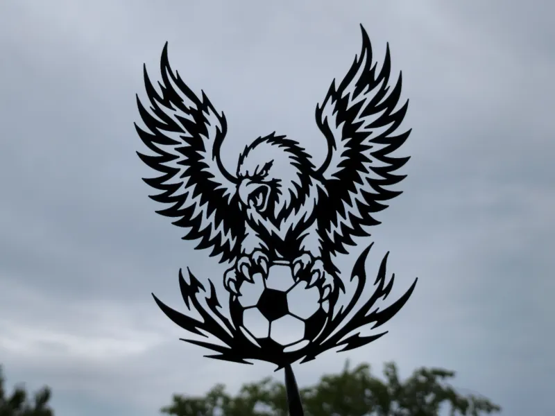 Eagle Soccer Spirit Wall Art Decor