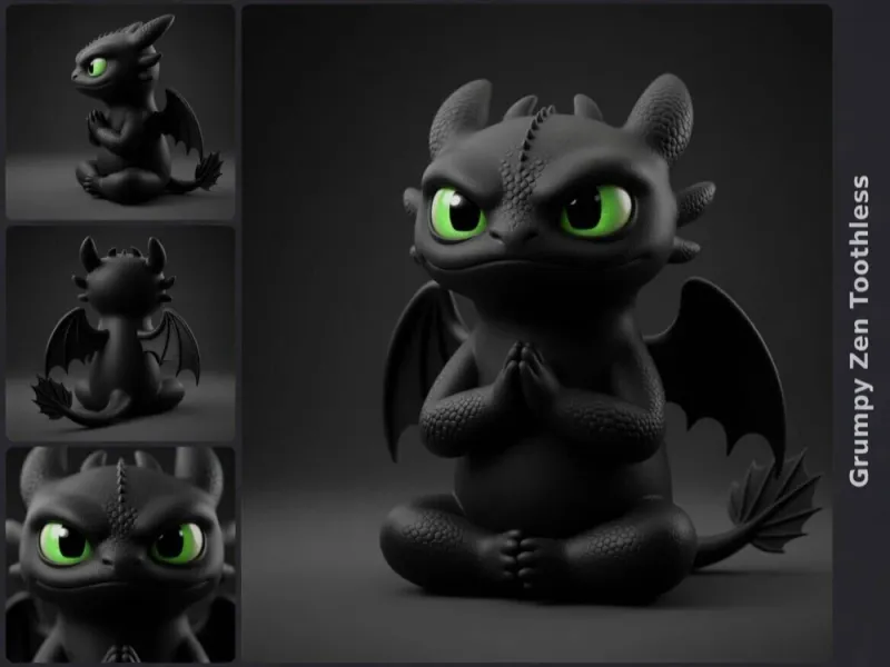 Grumpy Zen Toothless