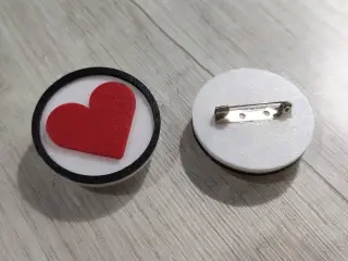 Broche corazón
