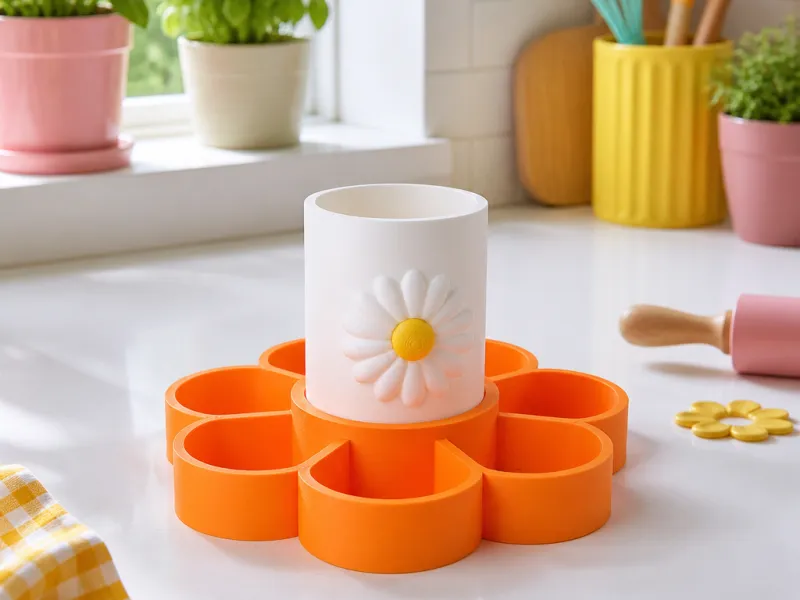 Daisy Bloom Organizer - Florale opslag