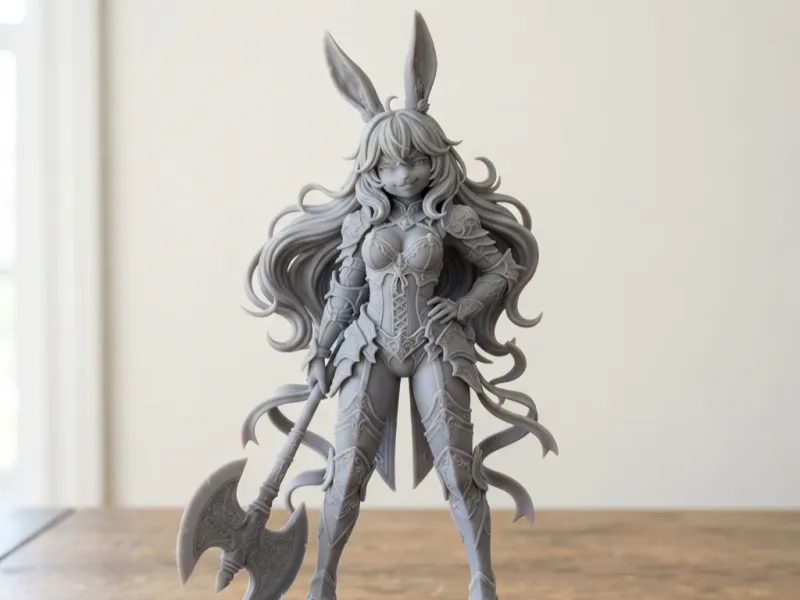 Gotischer Hasenkrieger