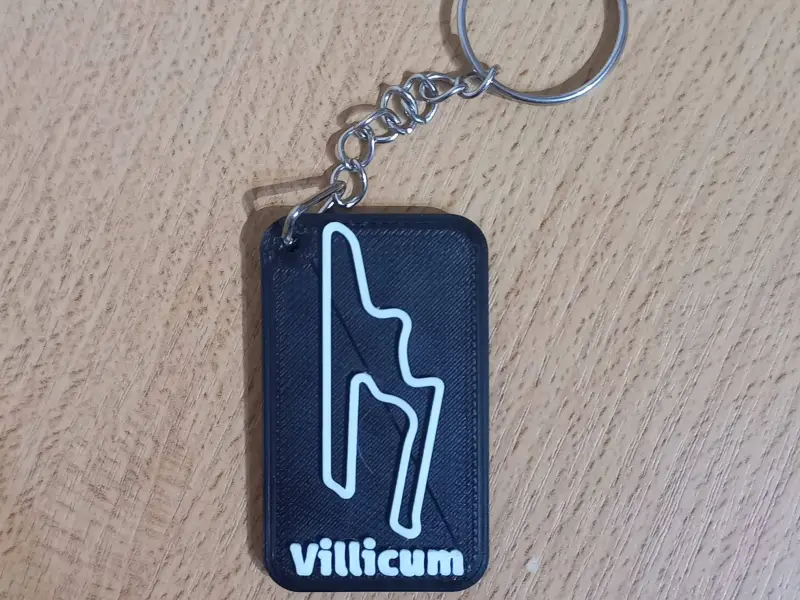 Villicum Circuit keychain