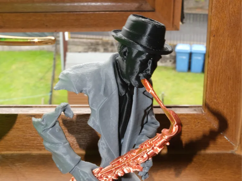 saxophone statut 3D