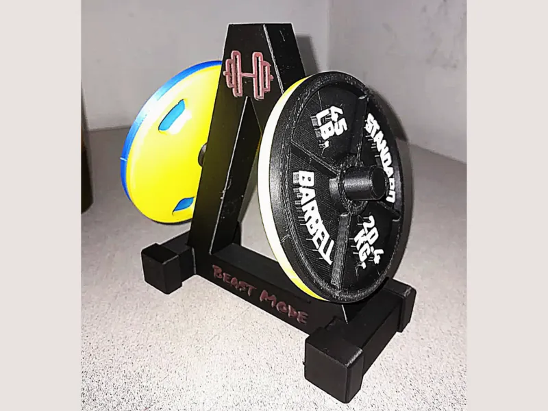 Coaster gym weight plate rack - golds gym 45 LBS