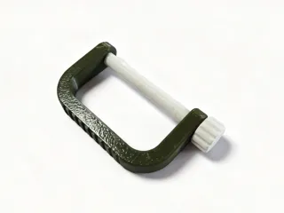 Bolt-on backpack clip, water bottle clip