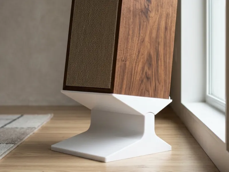 Support d'enceinte Hi-Fi rétro vintage