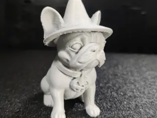 Witchy Frenchie Pup (Halloween Figurine)