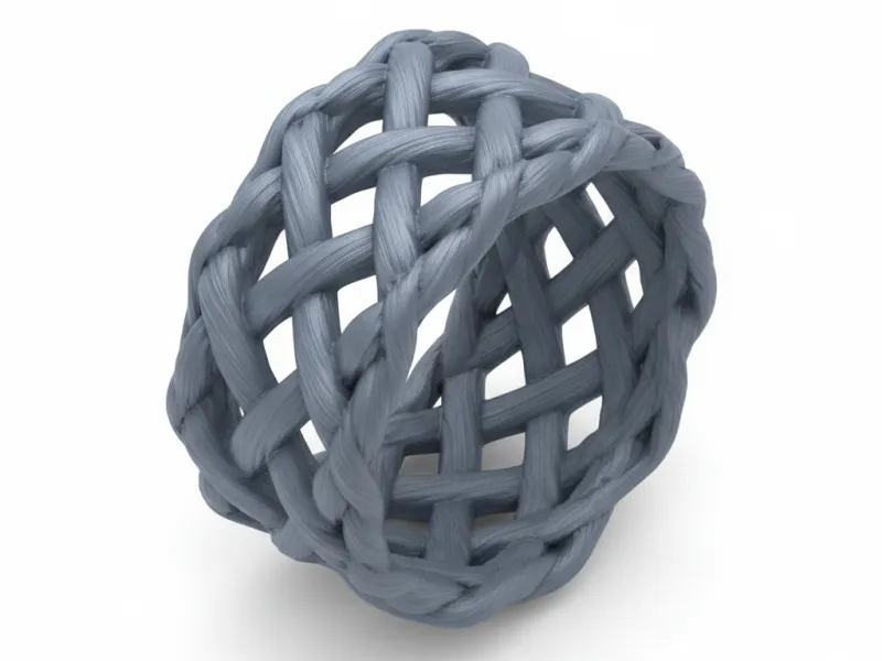 Silver Weave Orb Sculpture – Noah0x03
