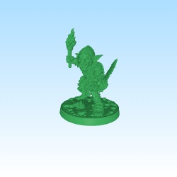 Goblin mini torch for D&D, Heroquest, DSA, RPG-0