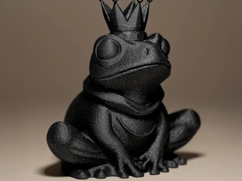 Frog with a Crown Decor Figurine