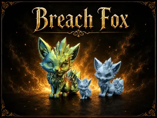 Crystal Fox from Breach – Fantasy Miniature RPG DnD