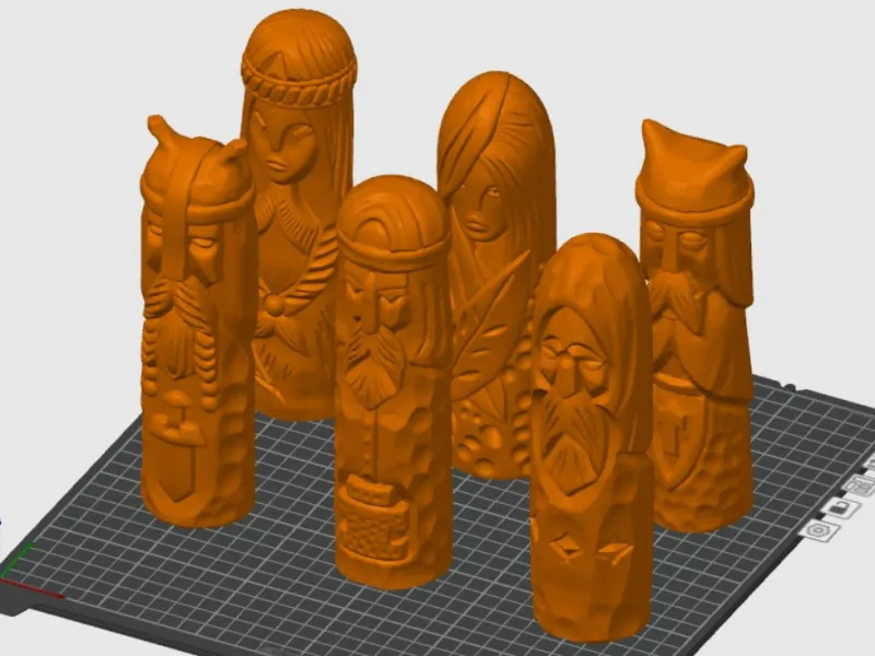 Viking Totem Collection 1 – 6 Nordic Deities
